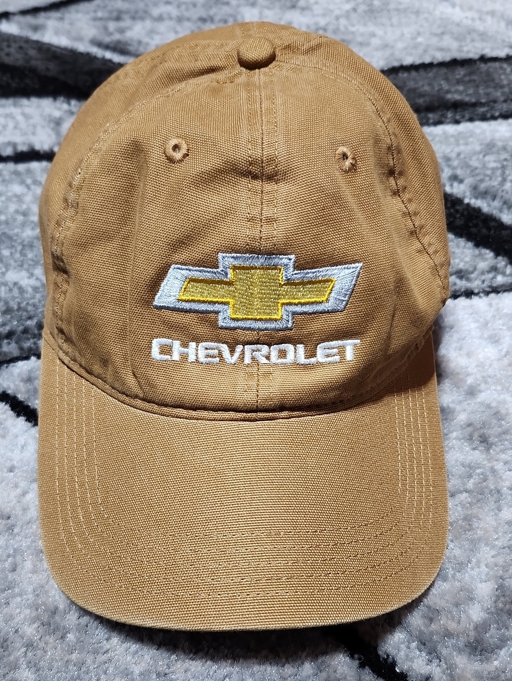 CARHARTT EMBROIDERED CHEVROLET CHEVY BOWTIE CARHARTT BROWN 2020 CAP HAT